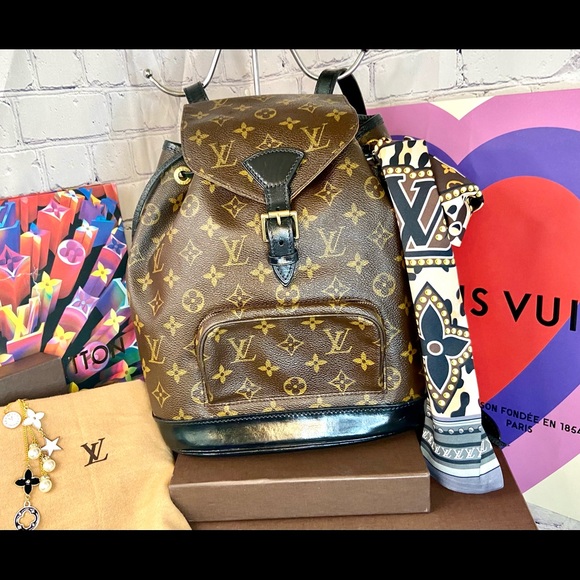 Louis Vuitton Handbags - Louis Vuitton Montsouris MM backpack custom